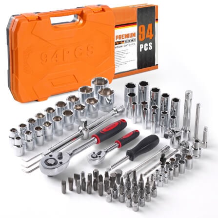 ชุดบ็อกซ์ InnTech รุ่น WKT-94PCS 1/4 , 1/2 นิ้ว แพ็ก 94 ชิ้น_7